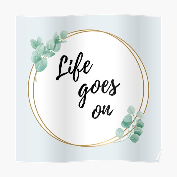 Bts Life Goes On Posters Redbubble