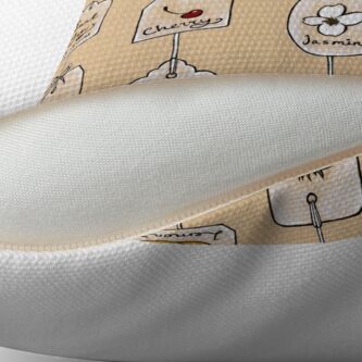 Alternate view of Tea Tag Time Throw Pillow
