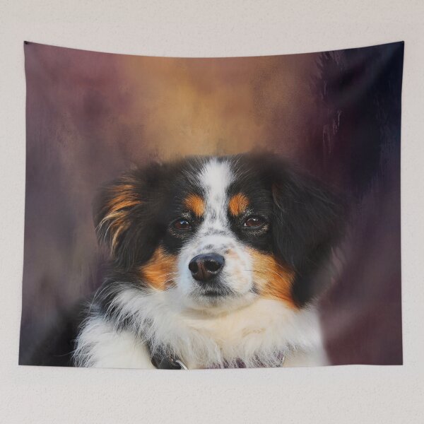 Item preview, Australian Shepherd Portrait designed and sold by Elisabeth Lucas.