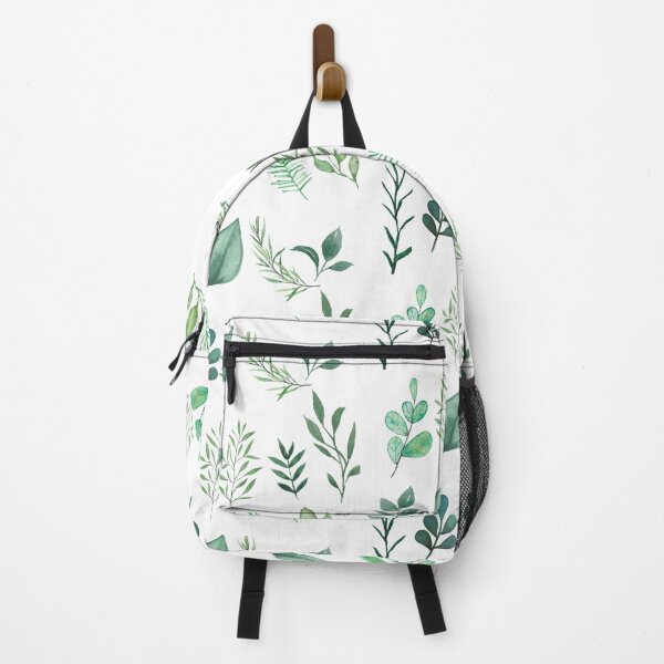Item preview, green leaves nature plants pattern designed and sold by cutecrazytshirt.