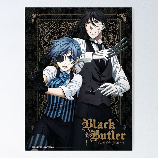 Big Poster Anime Black Butler Kuroshitsuji LO12 90x60 cm