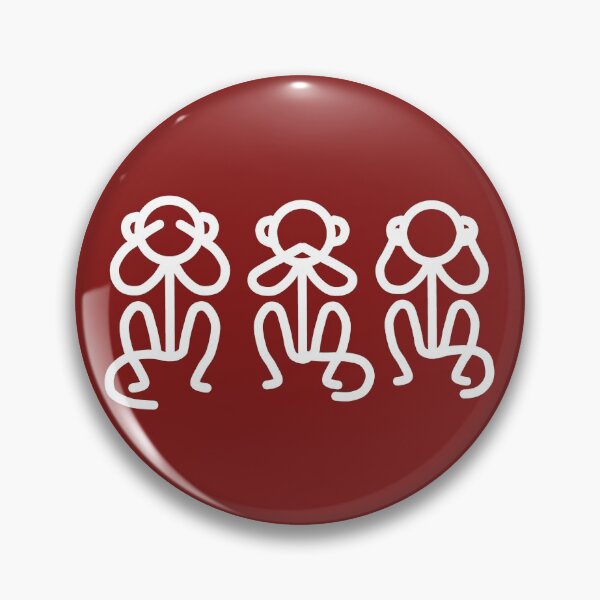 Item preview, Stickman / See No Evil, Say No Evil, Hear No Evil designed and sold by LotusCreations.