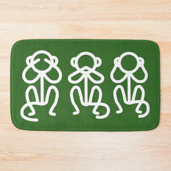 Item preview, Stickman / See No Evil, Say No Evil, Hear No Evil designed and sold by LotusCreations.