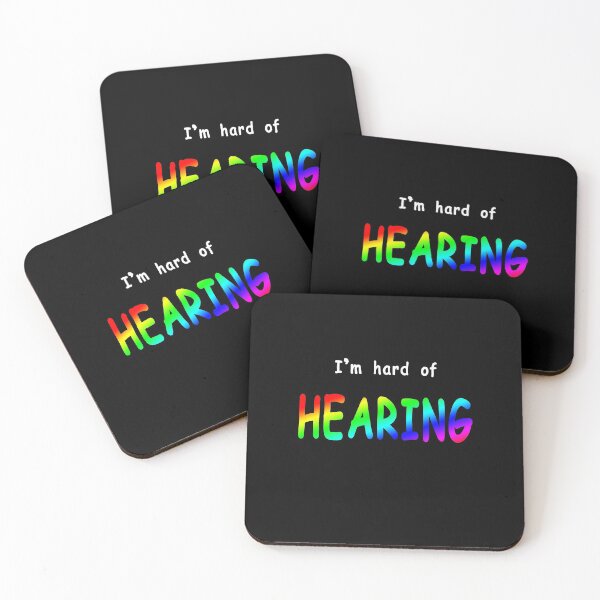 Item preview,  I'm hard of hearing. (Rainbow) designed and sold by everafter1902.