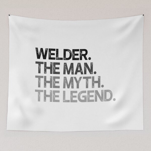 Item preview, Mens Welder Gift Man Myth The Legend designed and sold by GeniusDesignArt.