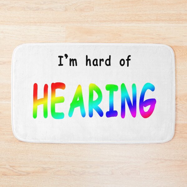Item preview, I'm hard of hearing. (Rainbow) designed and sold by everafter1902.