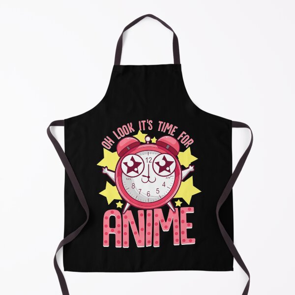 Item preview, Oh Look It's Time For Anime Funny Kawaii Clock designed and sold by perfectpresents.