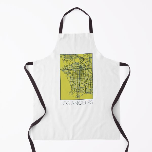 Item preview, Los Angeles Street Map Blue and Yellow designed and sold by HelloGentry.