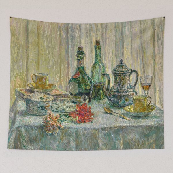 Item preview, The Table in Front of the Window - Henri Le Sidaner - 1921 designed and sold by CJET.