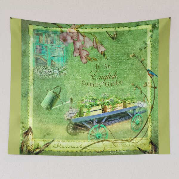 Item preview, English Country Garden designed and sold by wallarooimages.