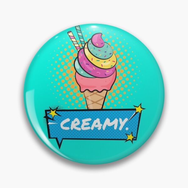 Item preview, Creamy. Cool Chic Pop Art Style - 90's Vibes designed and sold by GOdesign26.