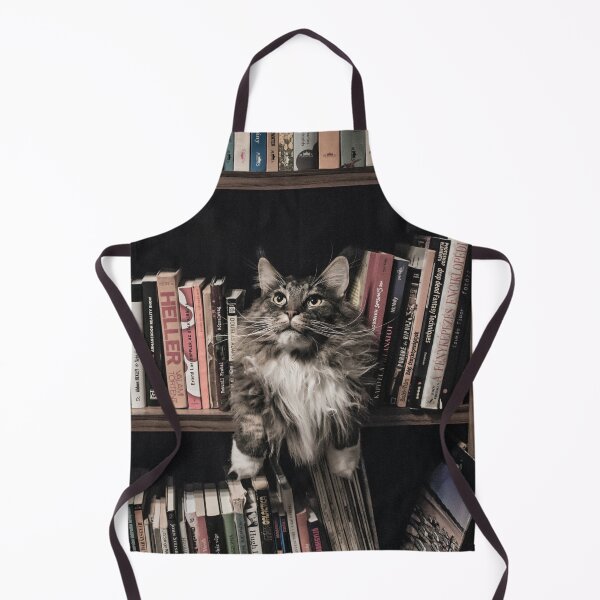 Item preview, Cat on a Bookshelf Library designed and sold by AlteredAtelier.