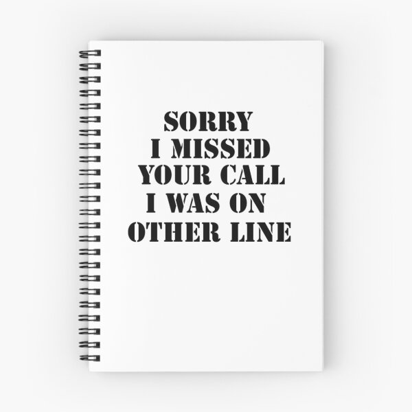 Item preview, Sorry I missed your call I was on my other line designed and sold by Pethdesign95.