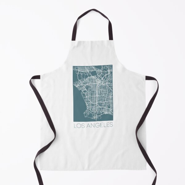 Item preview, Los Angeles Street Map White and Blue designed and sold by HelloGentry.