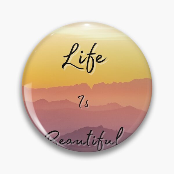 Item preview, Life is Beautiful Inspirational Outdoors Lovers Picture designed and sold by Samsdesignshop.