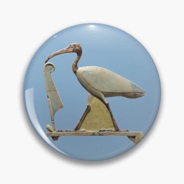 Item preview, Faience ibis inlay, representing the god Thoth designed and sold by DotorEaon.