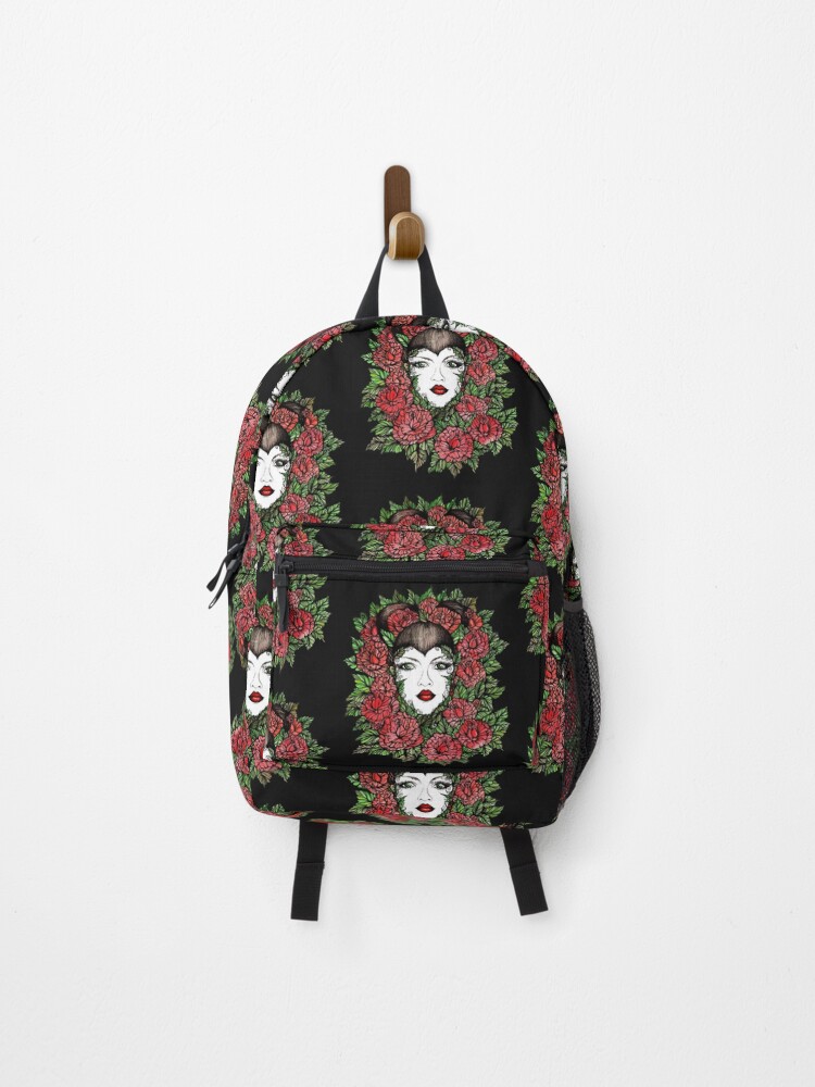 Thumbnail 1 of 3, Backpack, Lovely Roses designed and sold by stickypixie.
