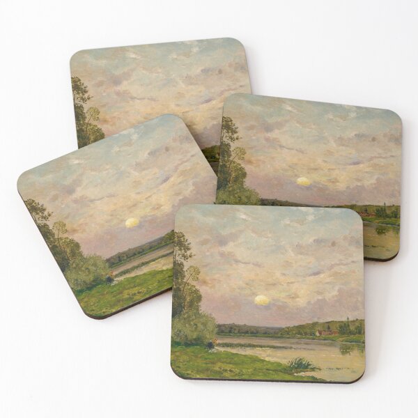 Item preview, Washerwoman at the Edge of a River - Hippolyte Camille Delpy - 1896 designed and sold by CJET.