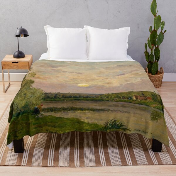 Item preview, Washerwoman at the Edge of a River - Hippolyte Camille Delpy - 1896 designed and sold by CJET.
