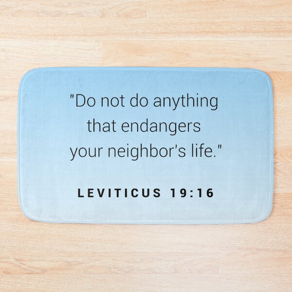 Item preview, Do not endanger your neighbor designed and sold by Gifts For Christians.