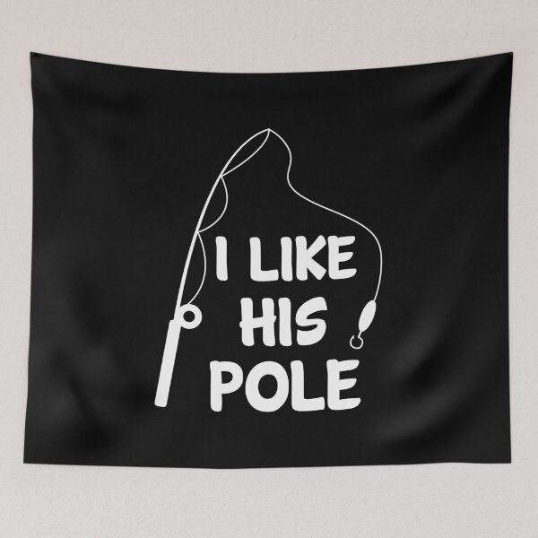Item preview, Fishing Couple I Like His Pole Funny Fisherman Gift designed and sold by haselshirt.