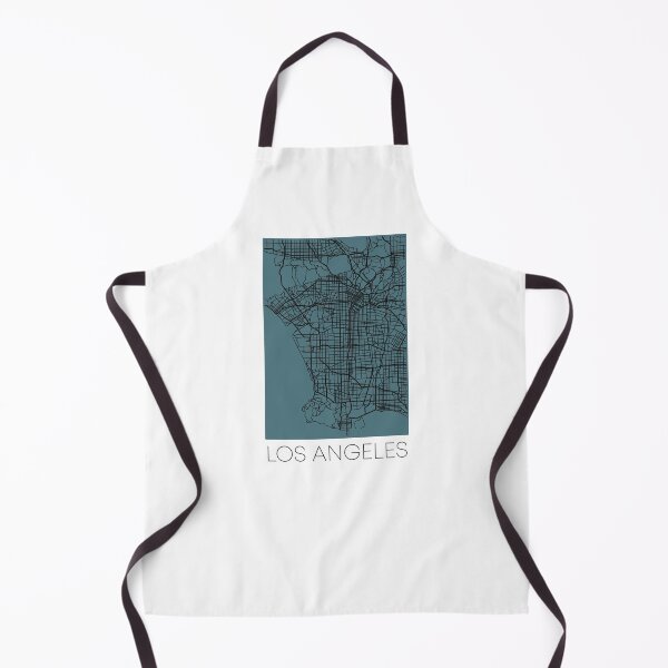 Item preview, Los Angeles Street Map Black and Blue designed and sold by HelloGentry.