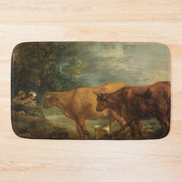 Item preview, Wooded Landscape with Rustic Lovers and Two Cows - Thomas Gainsborough - 1788 designed and sold by CJET.