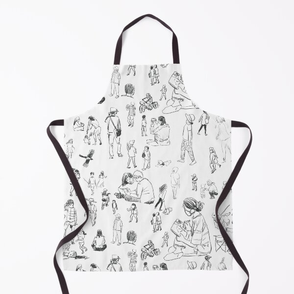 Item preview, Sketches at the Park Pattern designed and sold by zzzzkid.