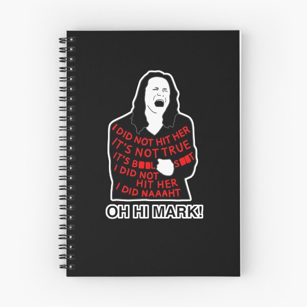 Item preview, I Did Not Hit Her Oh Hi Mark Tommy Wiseau the Room Quote designed and sold by Hyper-Field.