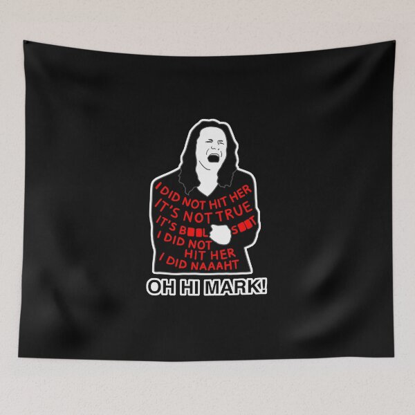 Item preview, I Did Not Hit Her Oh Hi Mark Tommy Wiseau the Room Quote designed and sold by Hyper-Field.