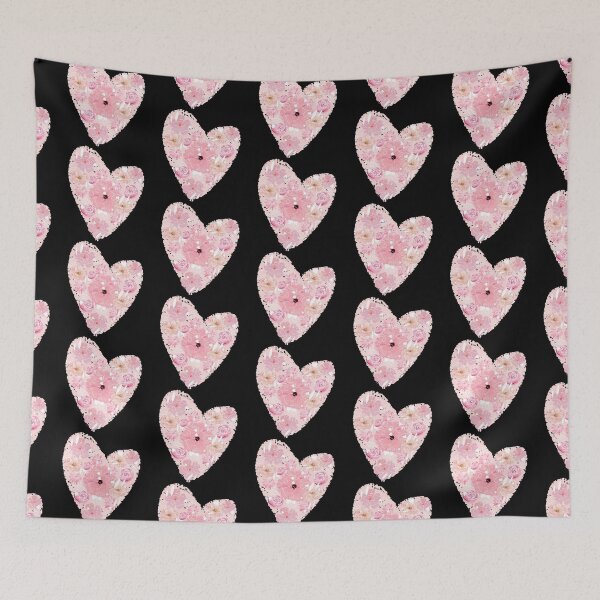 Item preview, Love Heart Pink Floral My Valentine designed and sold by Drnksuzys.
