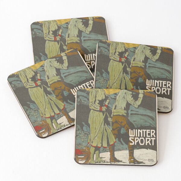 Item preview, retro winter sport zurcher oberland designed and sold by CorasPosters.
