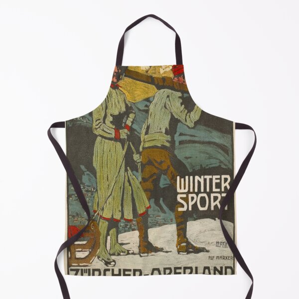 Item preview, retro winter sport zurcher oberland designed and sold by CorasPosters.