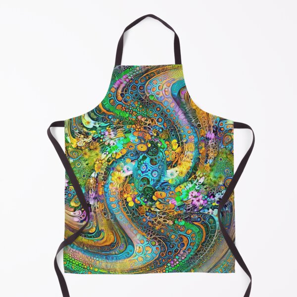 Item preview, Floral abstract Deepdream abstraction designed and sold by blackhalt.