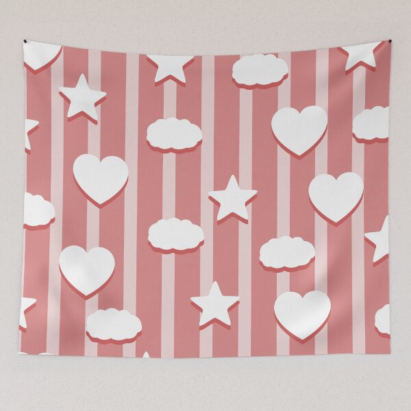 Item preview, hearts clouds and stars designed and sold by blurry-mind.
