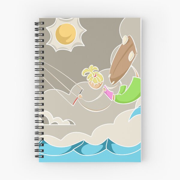 Item preview, Kitesurfing girl, oceanlife designed and sold by Nick Shevchenko.