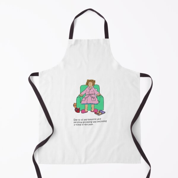 Item preview, Self-isolation Personal Grooming Lady Cartoon Humor designed and sold by KateTaylor.