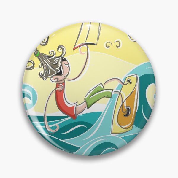 Item preview, Kitesurf dude, surflife designed and sold by Nick Shevchenko.