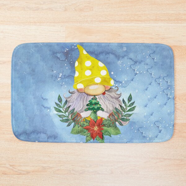 Item preview, Yellow Hat Christmas Gnome designed and sold by adortopia.