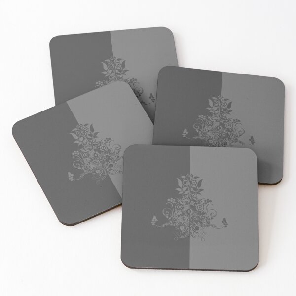 Item preview, Dual color shades of grey swirly designed and sold by Anteia.