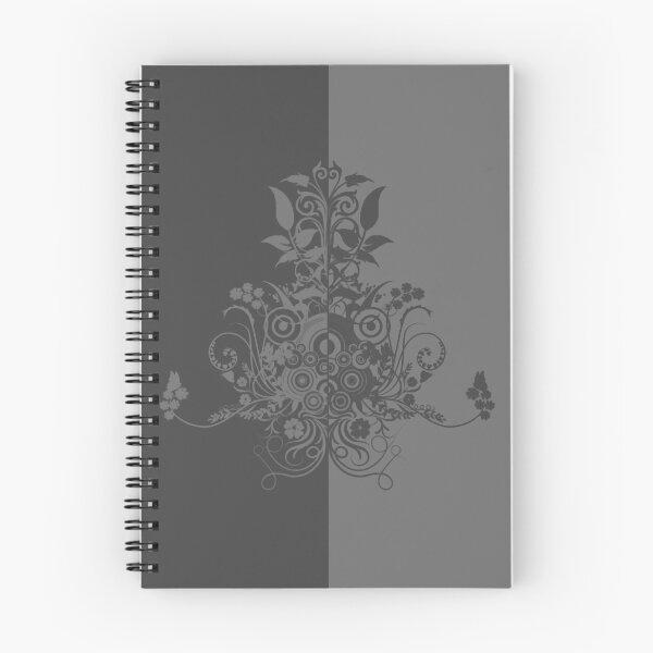 Item preview, Dual color shades of grey swirly designed and sold by Anteia.