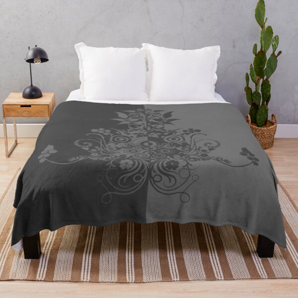 Item preview, Dual color shades of grey swirly designed and sold by Anteia.