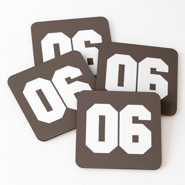 Item preview, 6 Number Cleveland Sports Six Brown Jersey designed and sold by HelloFromAja.