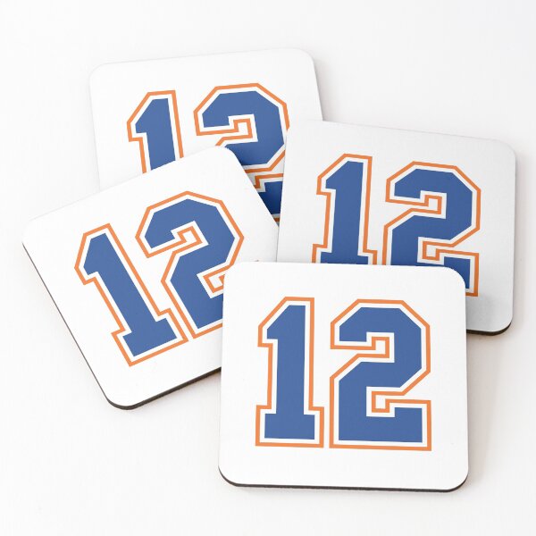 Item preview, Twelve Jersey Number Sports 12 designed and sold by HelloFromAja.