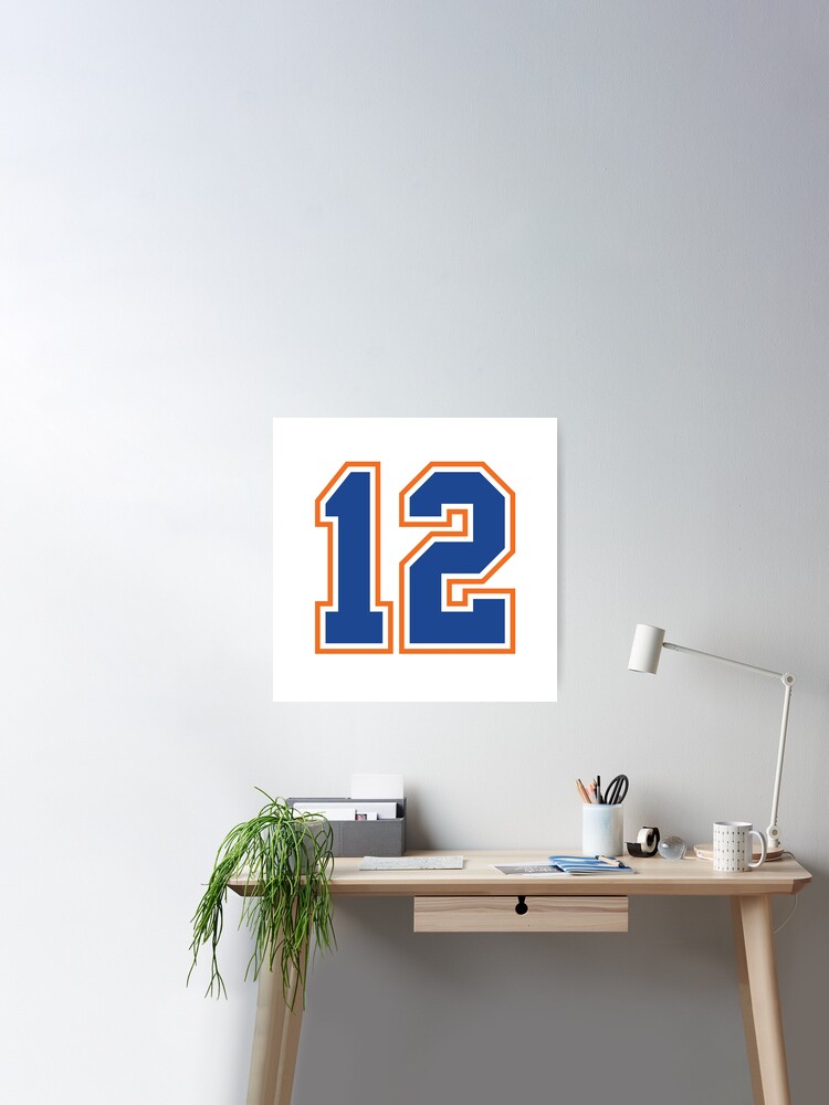 Twelve Jersey Number Sports 12 | Art Board Print