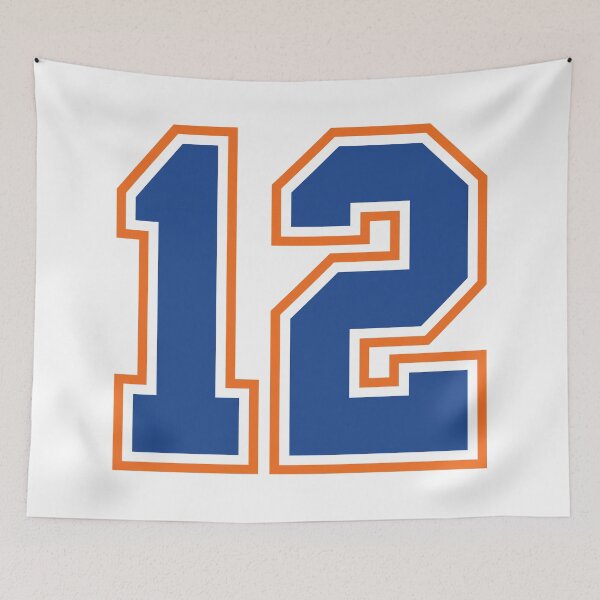 Item preview, Twelve Jersey Number Sports 12 designed and sold by HelloFromAja.