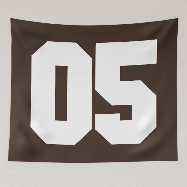 Item preview, 5 Number Cleveland Sports Five Brown Jersey designed and sold by HelloFromAja.
