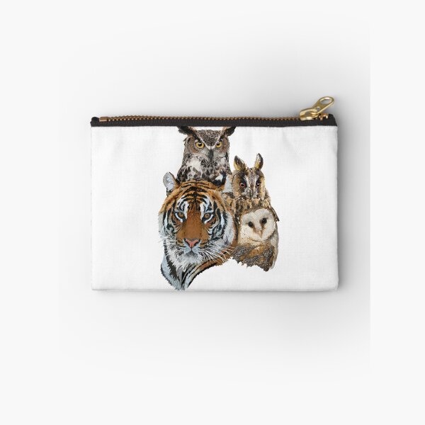 Item preview, Bengal tiger and owls designed and sold by obscurite.