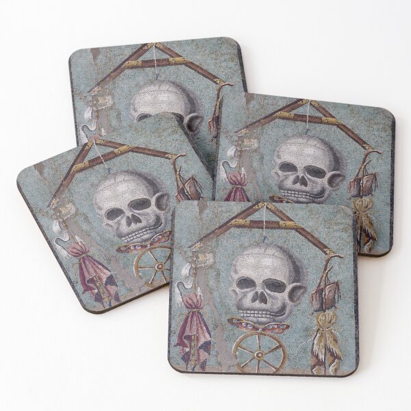 Item preview, Memento Mori mosaic from Pompeii designed and sold by DotorEaon.