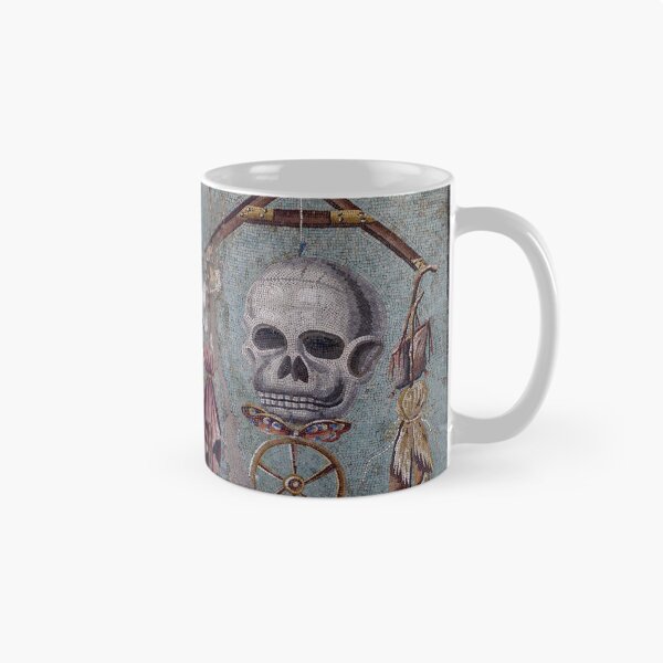Item preview, Memento Mori mosaic from Pompeii designed and sold by DotorEaon.